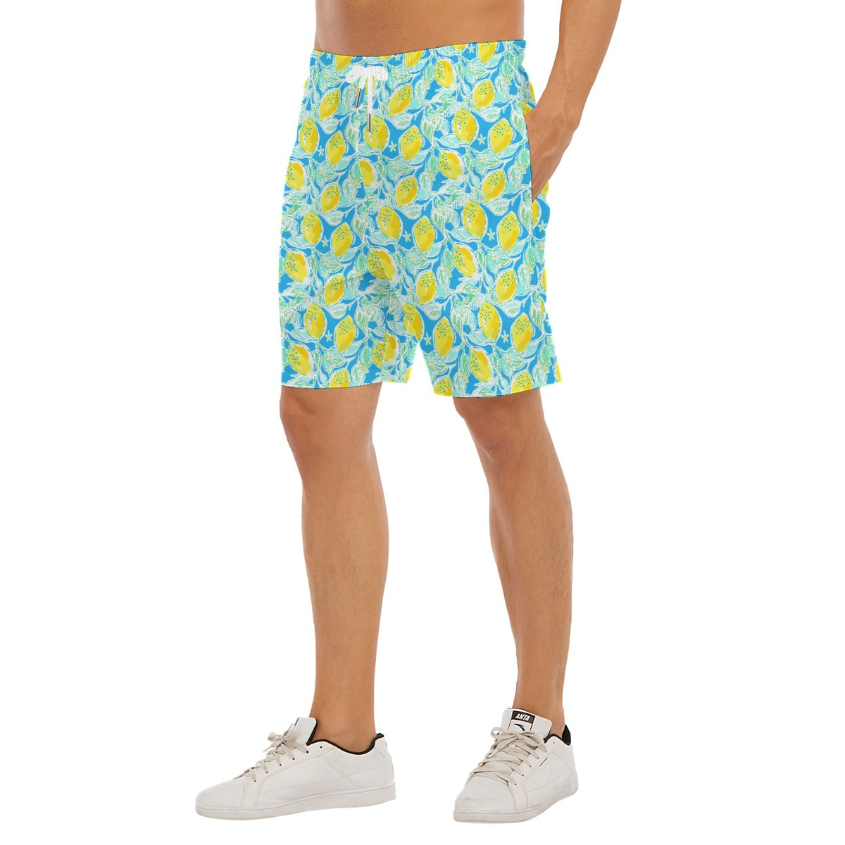 Lemon Drop Daydream - Men’s Pocket Beach Shorts