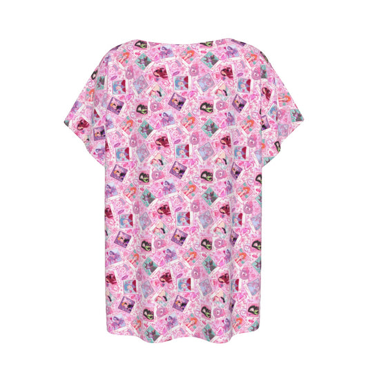 Poisoned Heart Villaintine - Women’s Relaxed Fit Scoop Tee