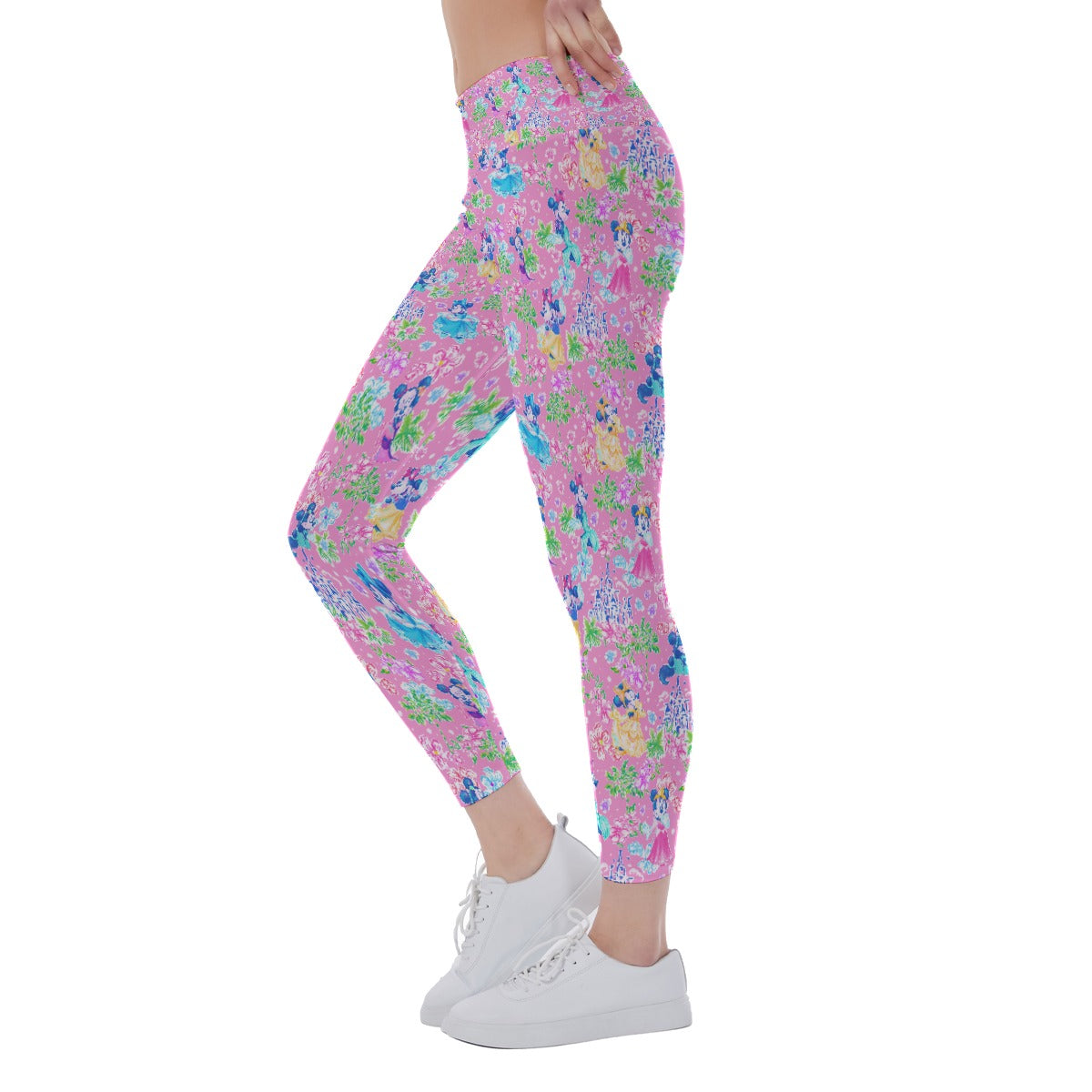 Princess Palm Party - Women's Yoga Leggings
