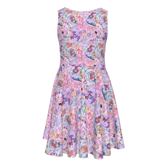 Magical Fantasia Symphony - Kid's Sleeveless Skater Dress
