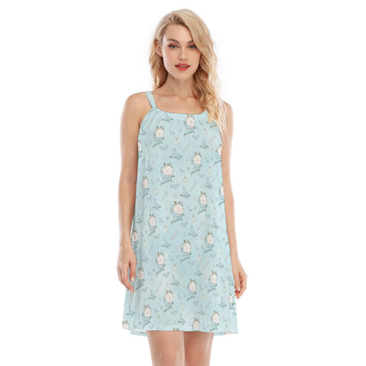 Enchanted Glass Slipper - Women’s Adjustable Sundress