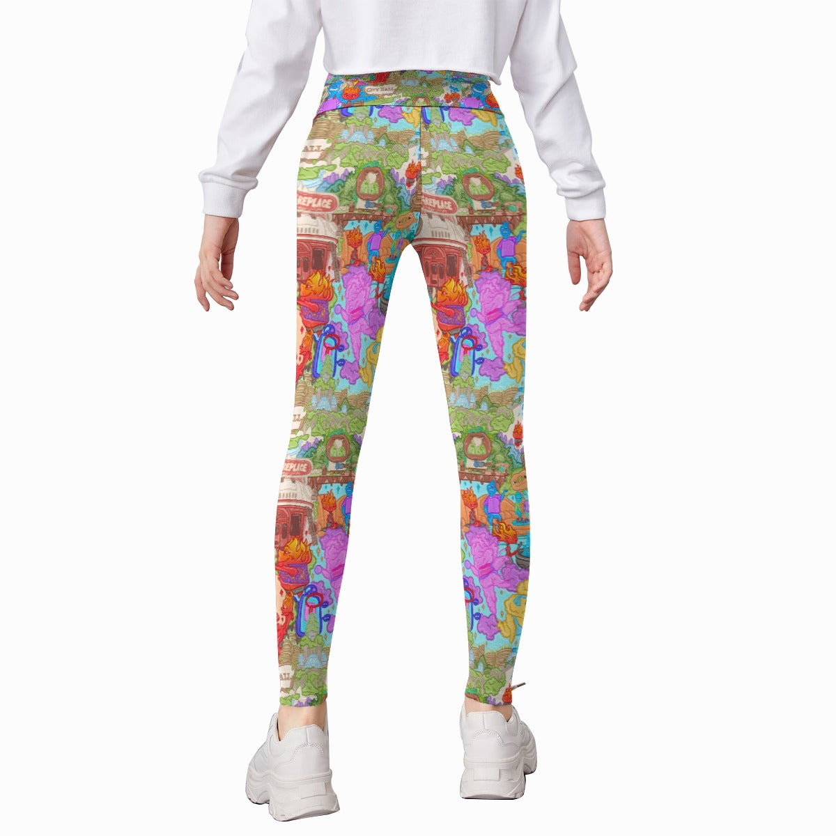 Element City Scene Collage - Kid's Leggings