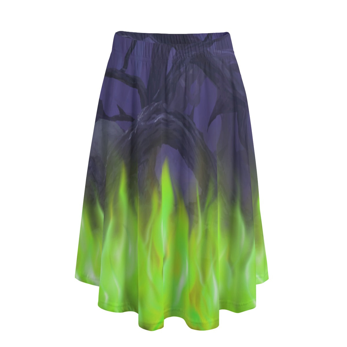 Enchanted Thorn Forest - Women’s Pocket Midi Skirt