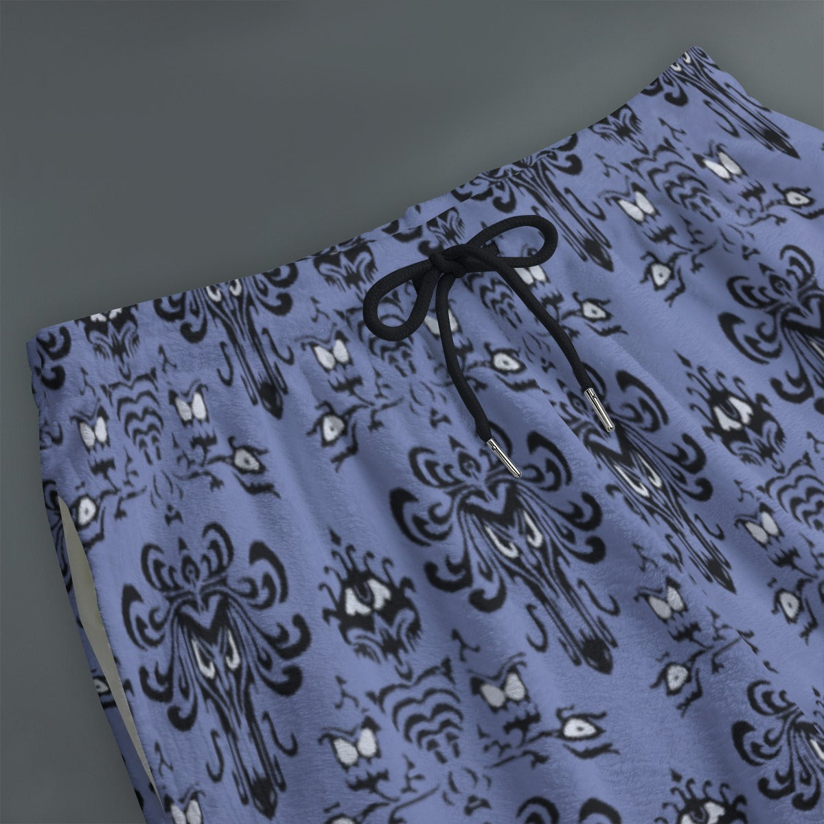 Spooky Mansion Wallpaper - Plush Fleece Lounge Pants