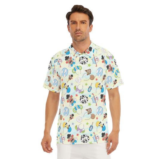 Playful Toy Style Icons - Men's Polo Shirt