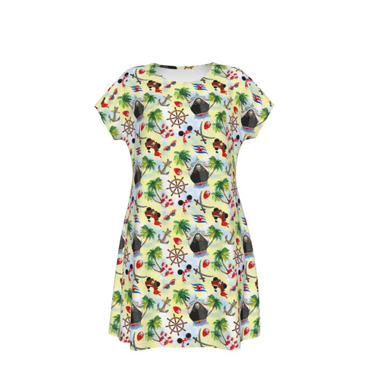 Pirate Night Cruise - Women's T-Shirt Dress