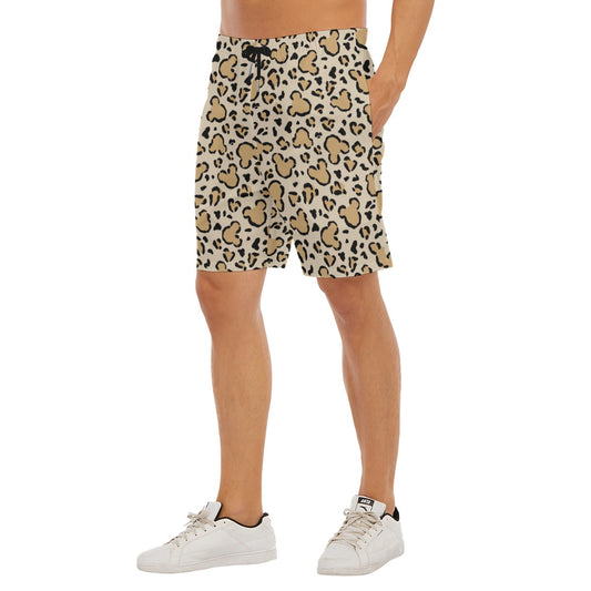 Mouse Ears Animal Print - Men’s Pocket Beach Shorts