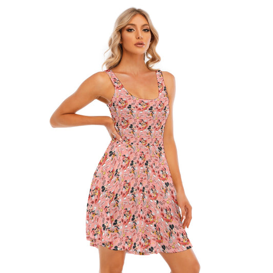 Power Couple Race Ready - Women's Sleeveless Pocket Skater Dress
