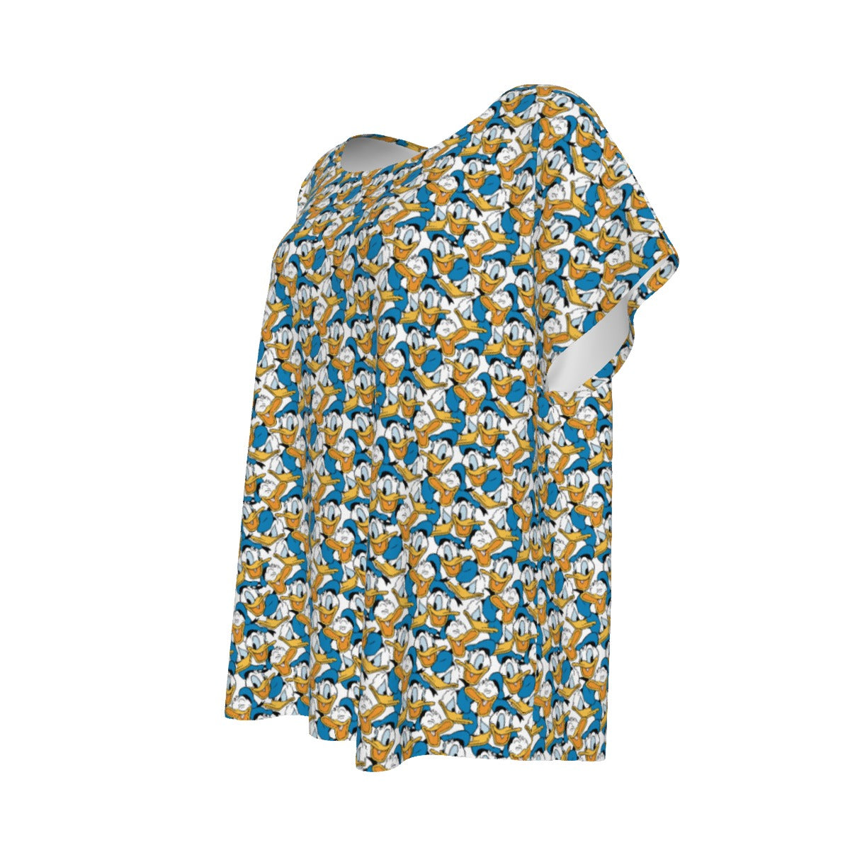 Many Faces of Feisty Duck - Women’s Relaxed Fit Scoop Tee