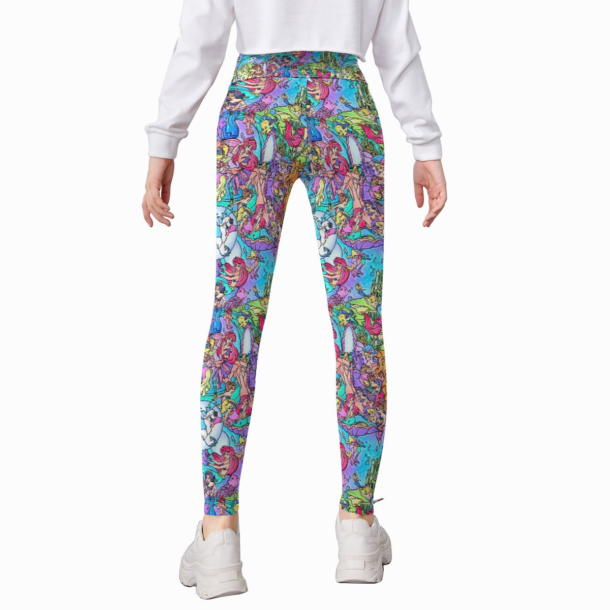 Under the Sea Storybook Scenes - Kid's Leggings