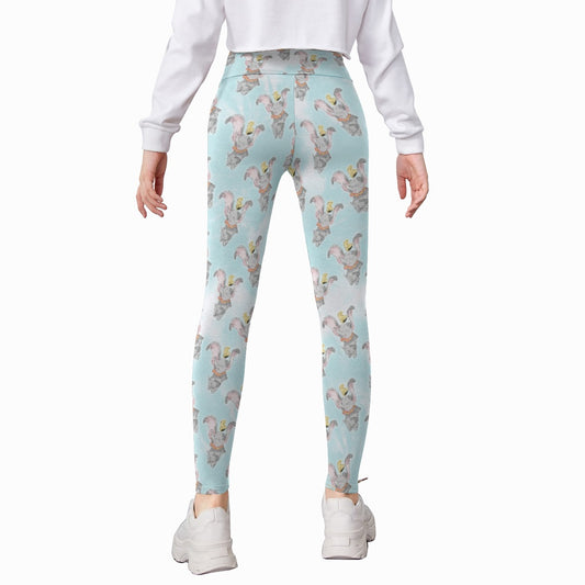 Sketch of Flying Elephant - Kid's Leggings