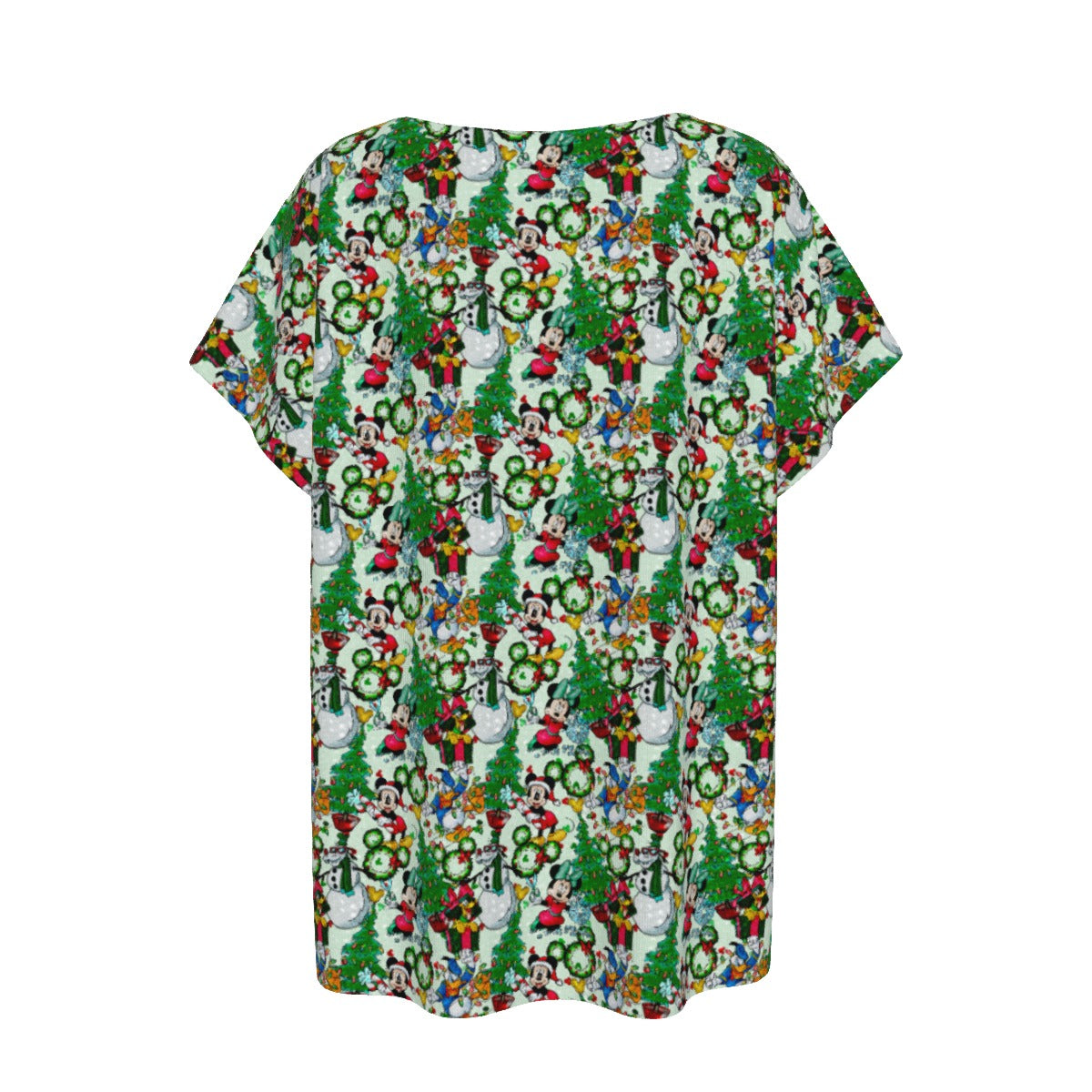 Mouse Friends Christmas Decorationsions - Women’s Relaxed Fit Scoop Tee