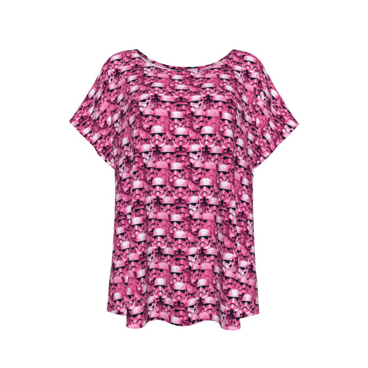 Pink Helmet Battalion - Women’s Relaxed Fit Scoop Tee