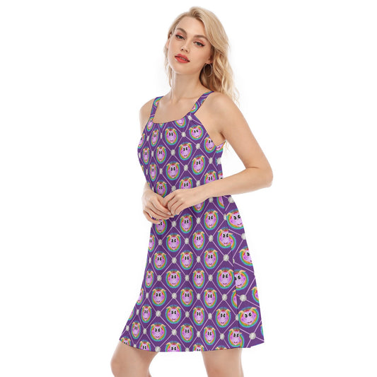 Geometric Figment - Women’s Adjustable Sundress