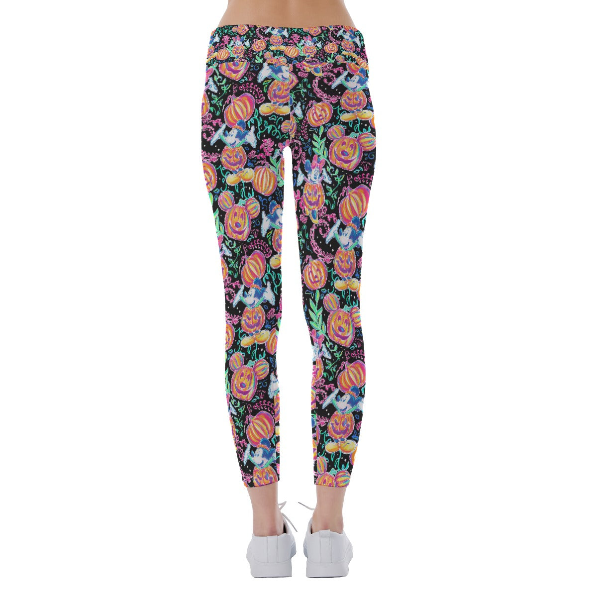 Mouse and Friends Pumpkin Parade - Women's Yoga Leggings