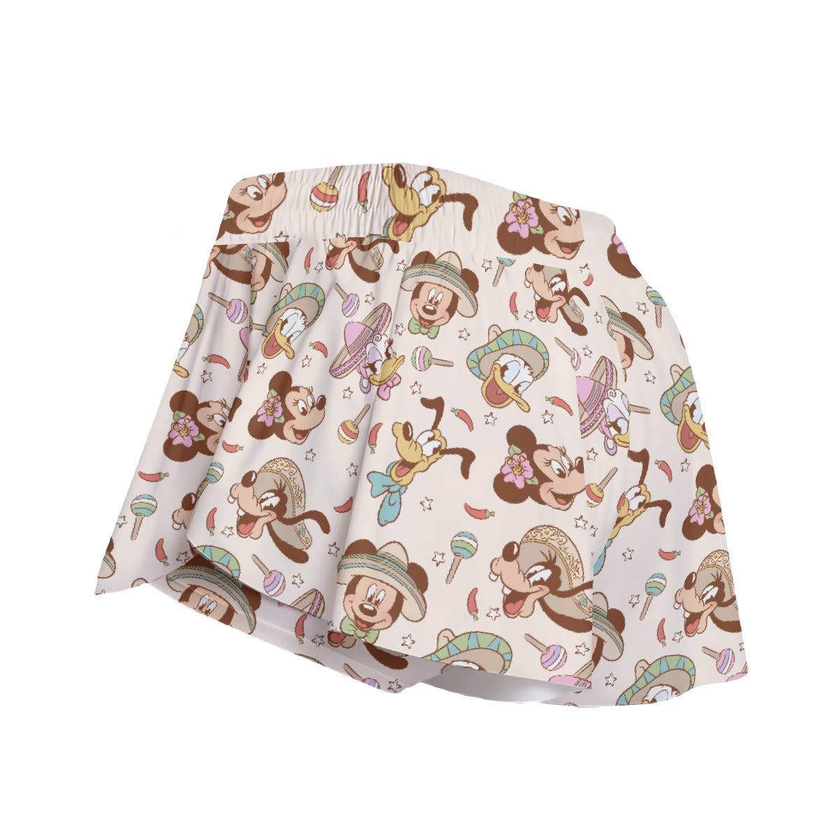 Fiesta Sombrero Pals - Women's Flowy Pocket Shorts