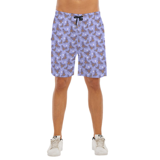 Blooming Bats - Men’s Pocket Beach Shorts