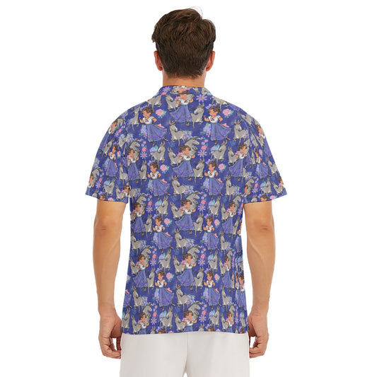 Whimsical Strong Heroine - Men's Polo Shirt