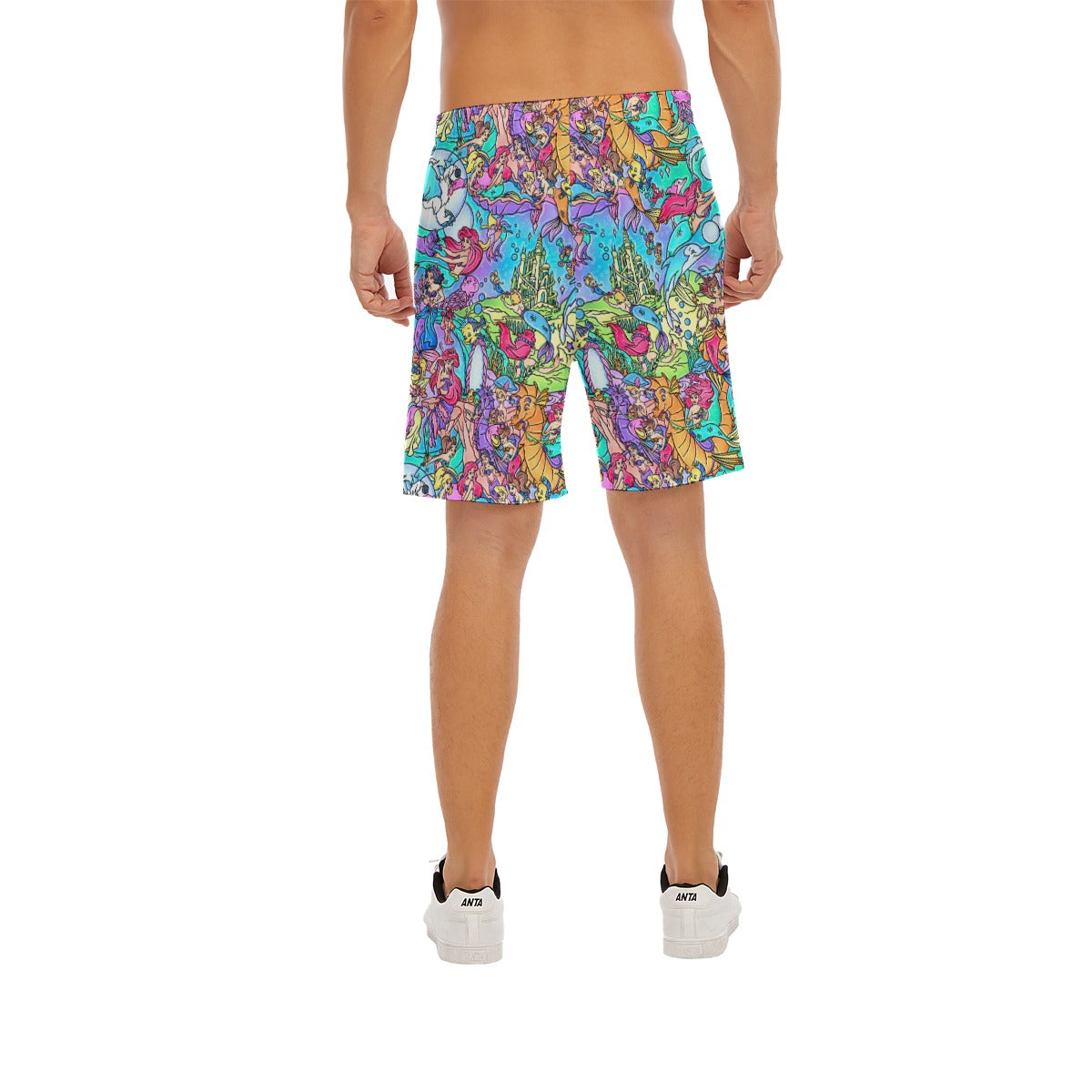 Under the Sea Storybook Scenes - Men’s Pocket Beach Shorts