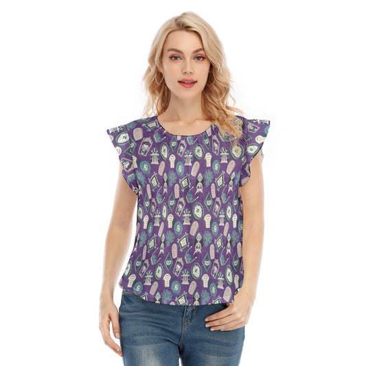 Tomb Sweet Tomb - Women’s Flutter Sleeve Top