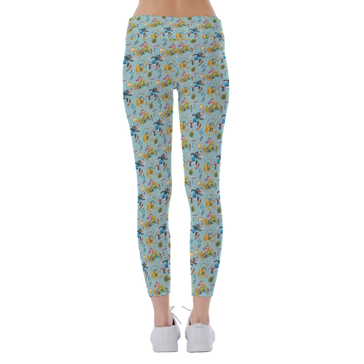 Cheerful Race Day Dashers - Women's Yoga Leggings