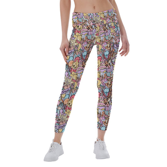 Birthday Bash in the Woods - Women's Yoga Leggings