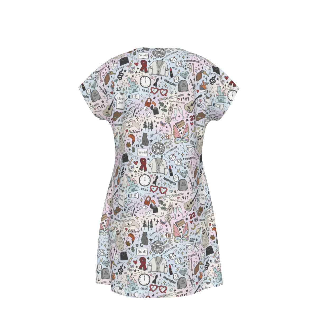 Every Era Collage - Women's T-Shirt Dress
