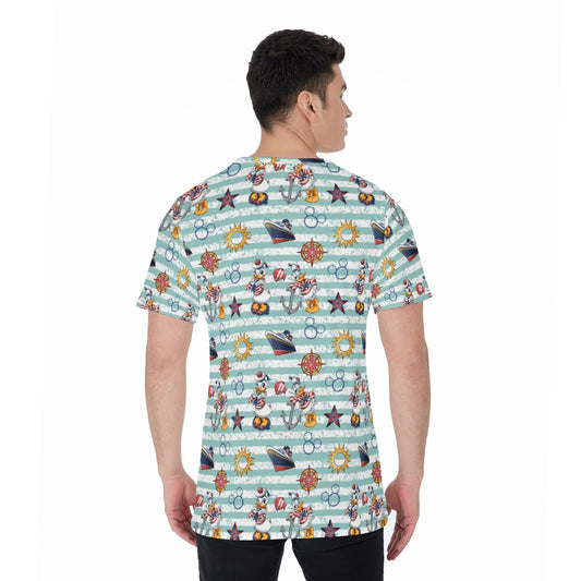 Sailor Duo on Deck - Men's Short Sleeve T-Shirt
