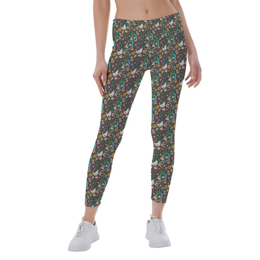 Polynesian Princess Icons - Women's Yoga Leggings