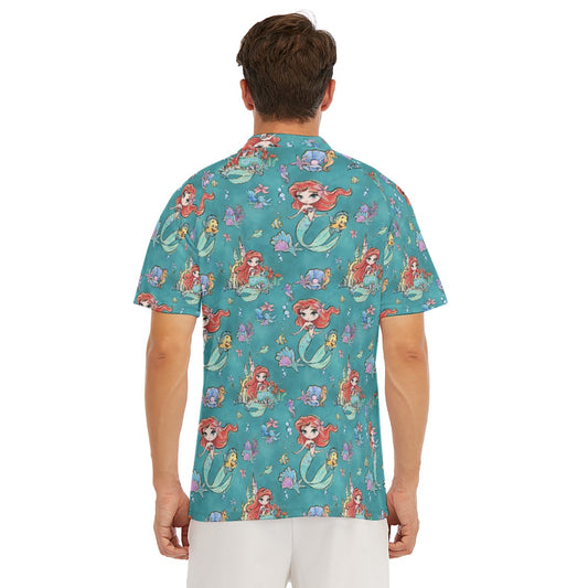 Whimsical Ocean Princess - Men's Polo Shirt