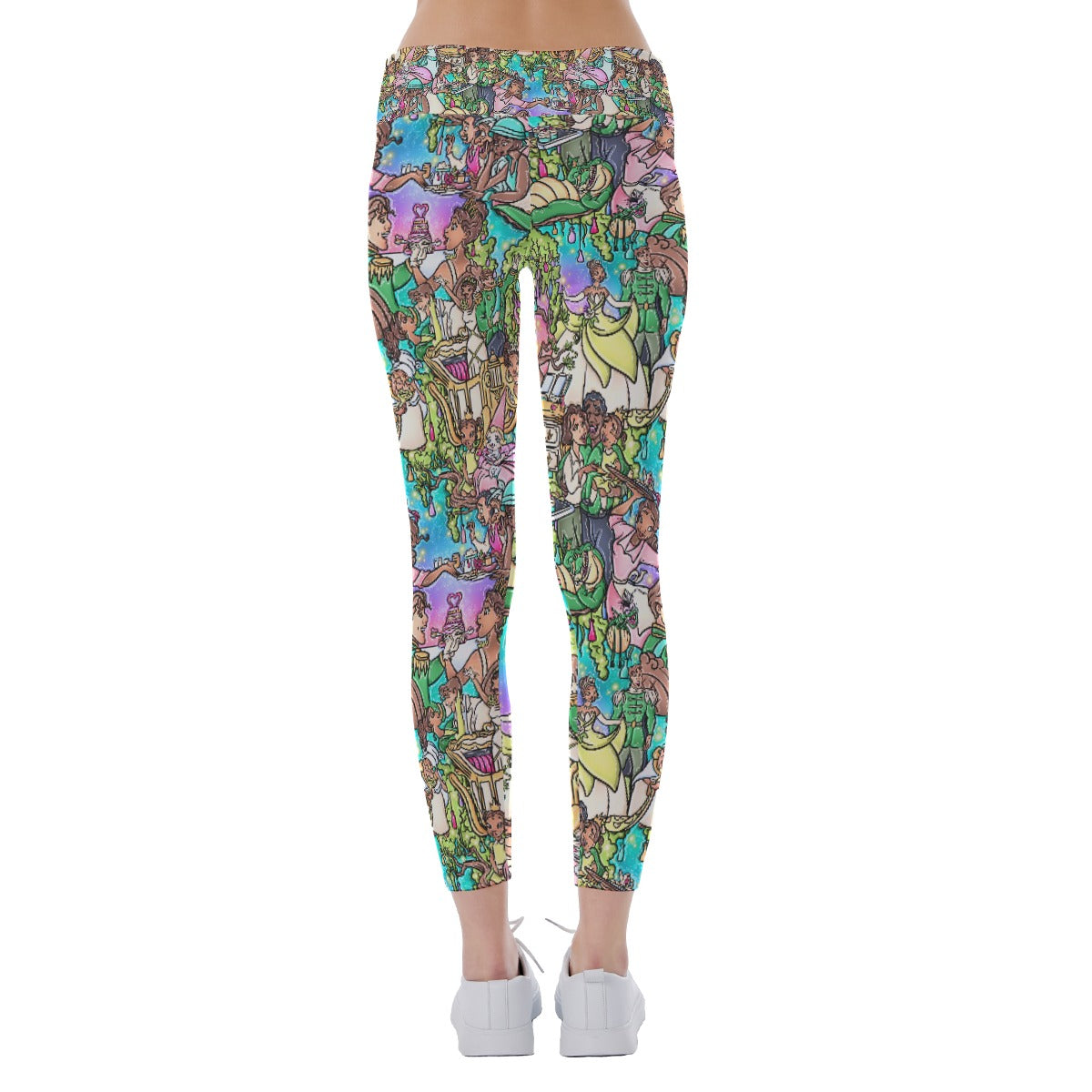 Bayou Princess Storybook Scenes - Women's Yoga Leggings