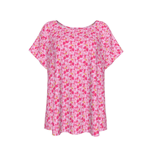 Fruitimals - Cherry Kittens - Women’s Relaxed Fit Scoop Tee