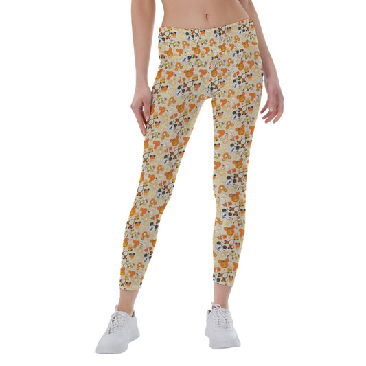 Disney Halloween Snacks - Women's Yoga Leggings