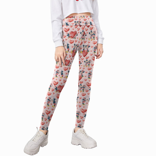 Valentine Mouse Couple - Kid's Leggings