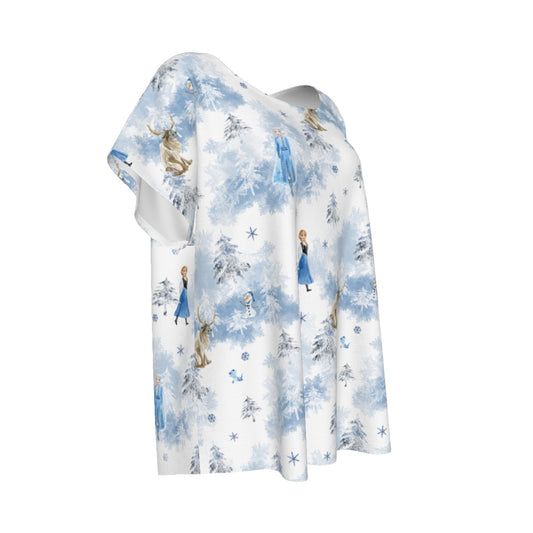 Enchanted Winter Landscape - Women’s Relaxed Fit Scoop Tee