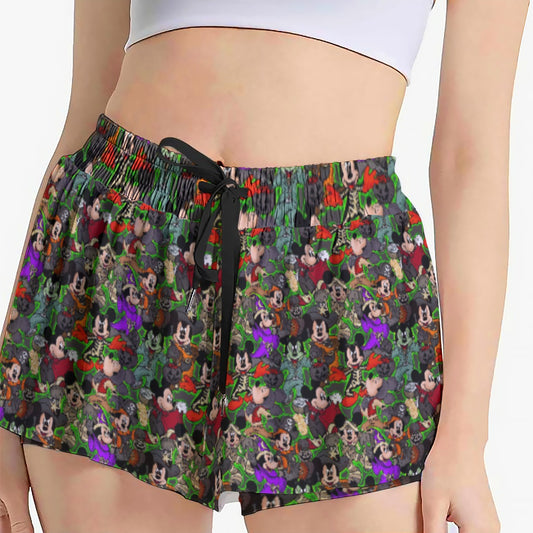 Halloween Costume Mashup - Women's Flowy Pocket Shorts