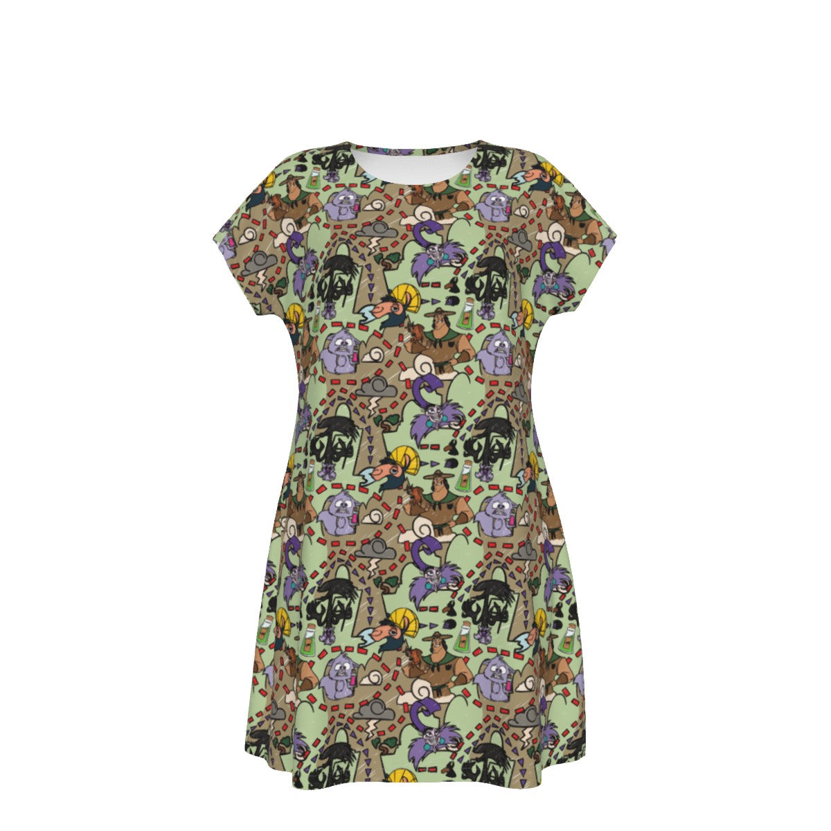 Emperor’s Chaotic Groove - Women's T-Shirt Dress
