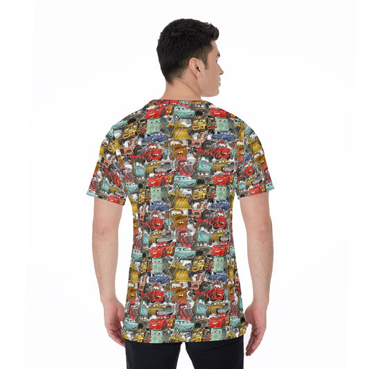 Racing Legends Sketch - Men's Short Sleeve T-Shirt