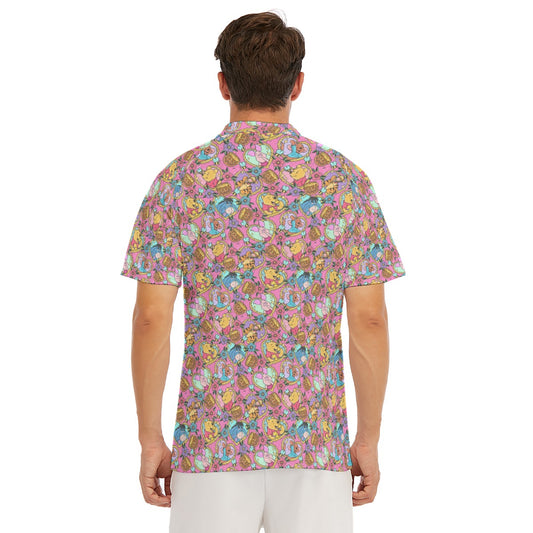 Tattoo Hearts Woodland Friends - Men's Polo Shirt