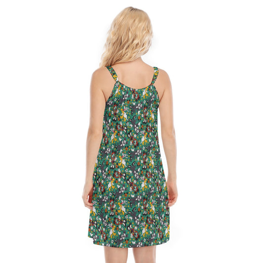 Beloved Couple as Spooky Pair - Women’s Adjustable Sundress