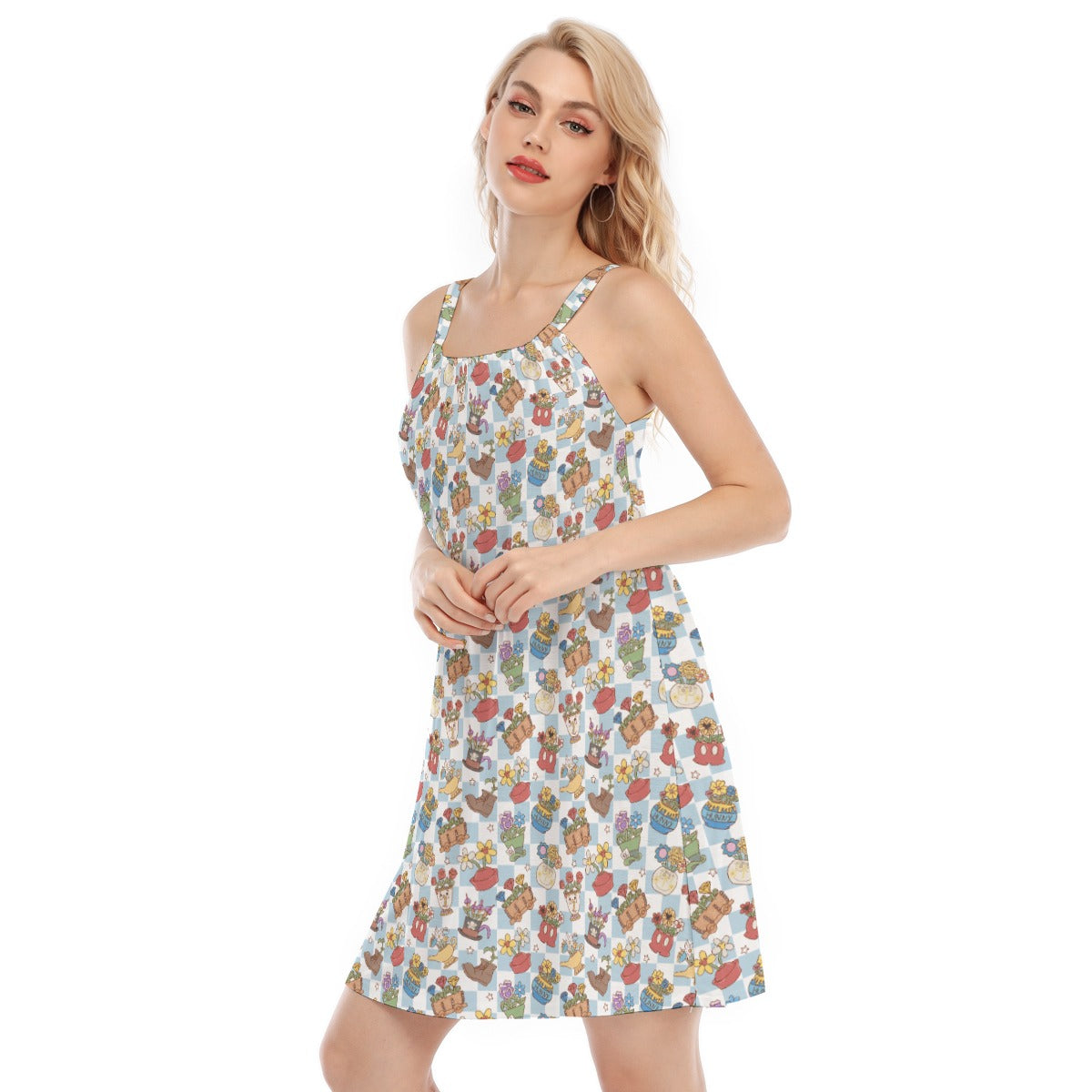 Flourishing Fairytale Pots - Women’s Adjustable Sundress