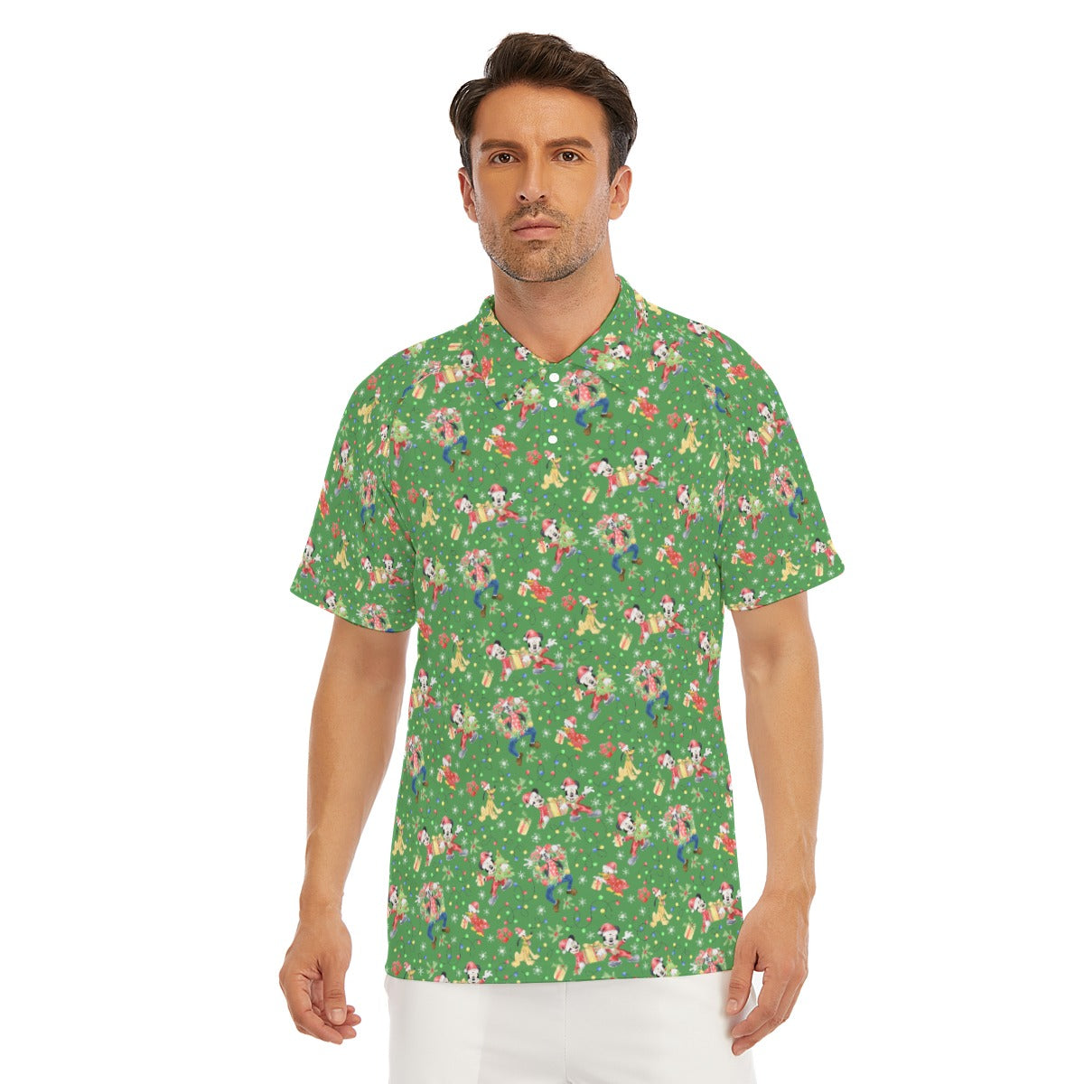 Mouse & Friends Christmas Cheer - Men's Polo Shirt