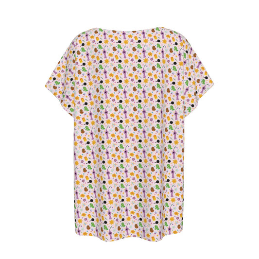 Long Hair Princess Icons - Women’s Relaxed Fit Scoop Tee