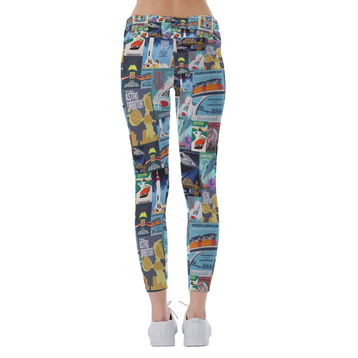 Tomorrowland Vintage Attraction Posters - Women's Yoga Leggings