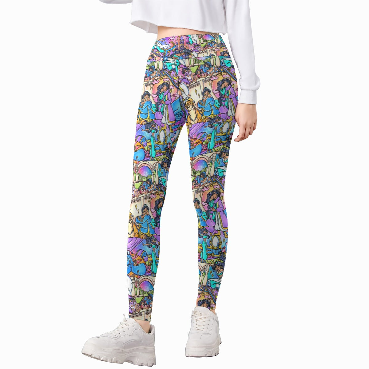 Magic Carpet Storybook Scenes - Kid's Leggings