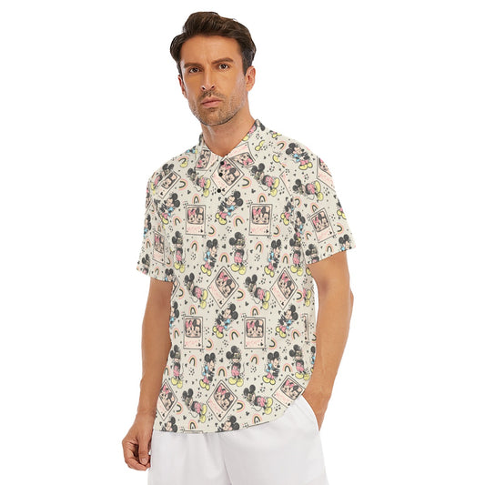 Retro Camera Mouse - Men's Polo Shirt