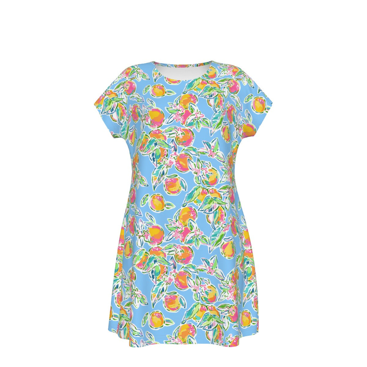 Peachy Keen - Women's T-Shirt Dress