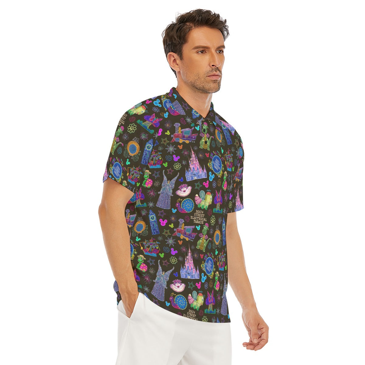 Main Street Neon Parade - Men's Polo Shirt