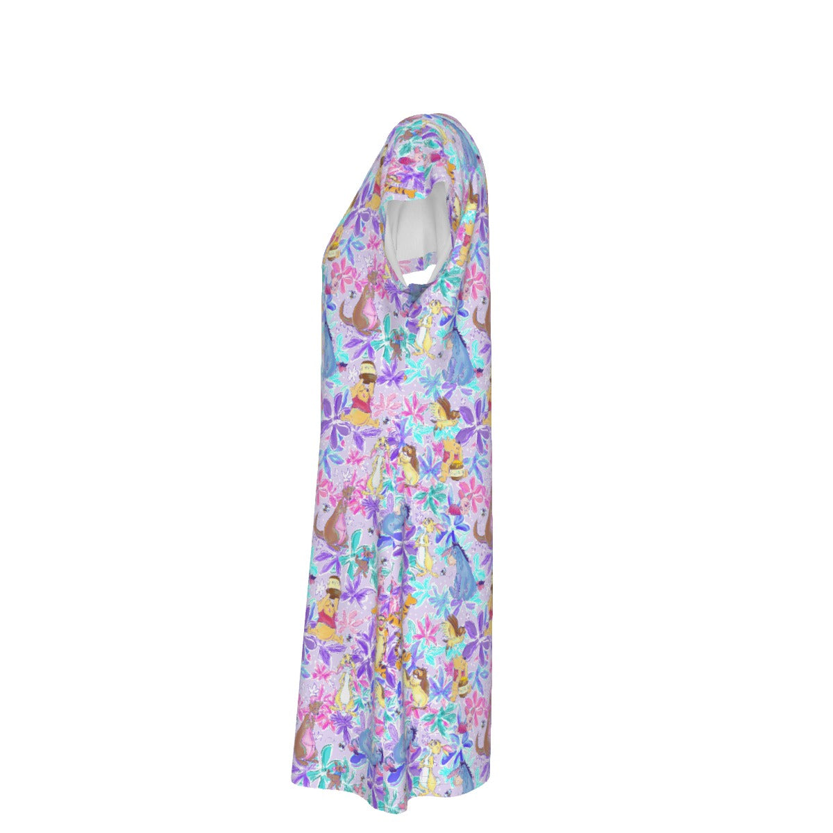 Storybook Friends in Bloom - Women's T-Shirt Dress