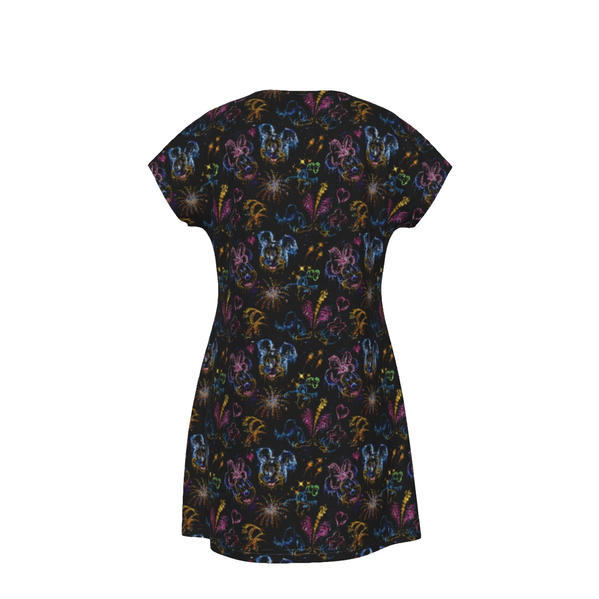 Mouse Friends’ Love in the Sky - Women's T-Shirt Dress